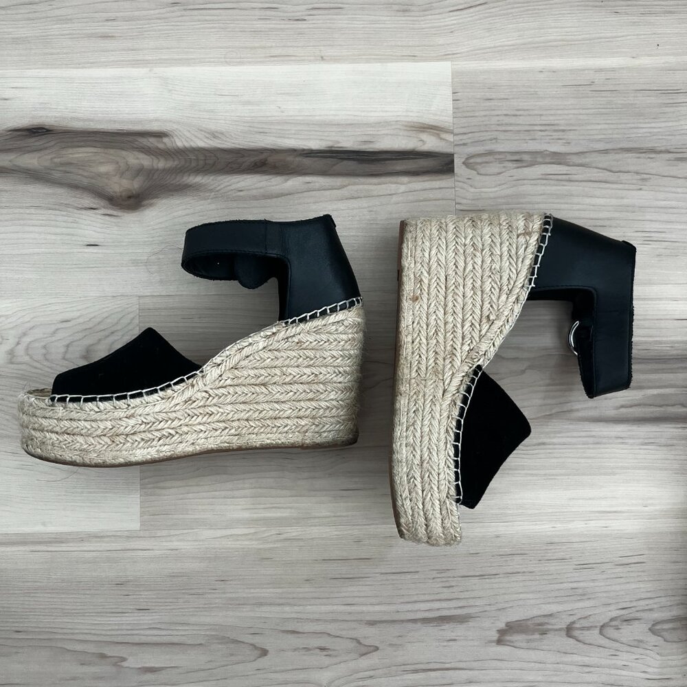 Marc Fisher LTD Alida Espadrille Wedge Sandals 8 - Picture 4 of 4